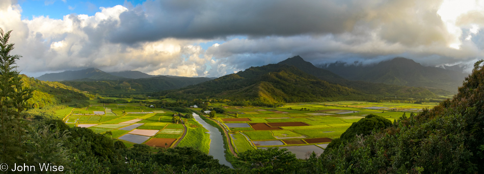 Hanalei Valley Lookout in Princeville, Kauai, Hawaii