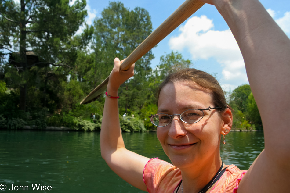 Caroline Wise at Disneyland in Anaheim, California