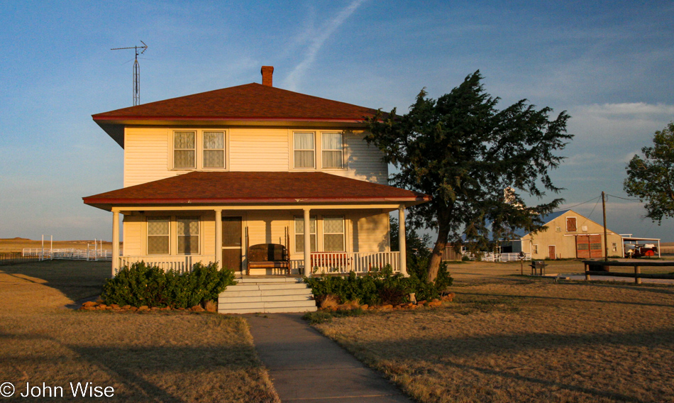 The Arrington Ranch Bed and Breakfast in Canadian, Texas as seen in the Tom Hanks film Castaway 