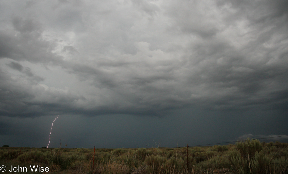 Approaching Higgins, Texas