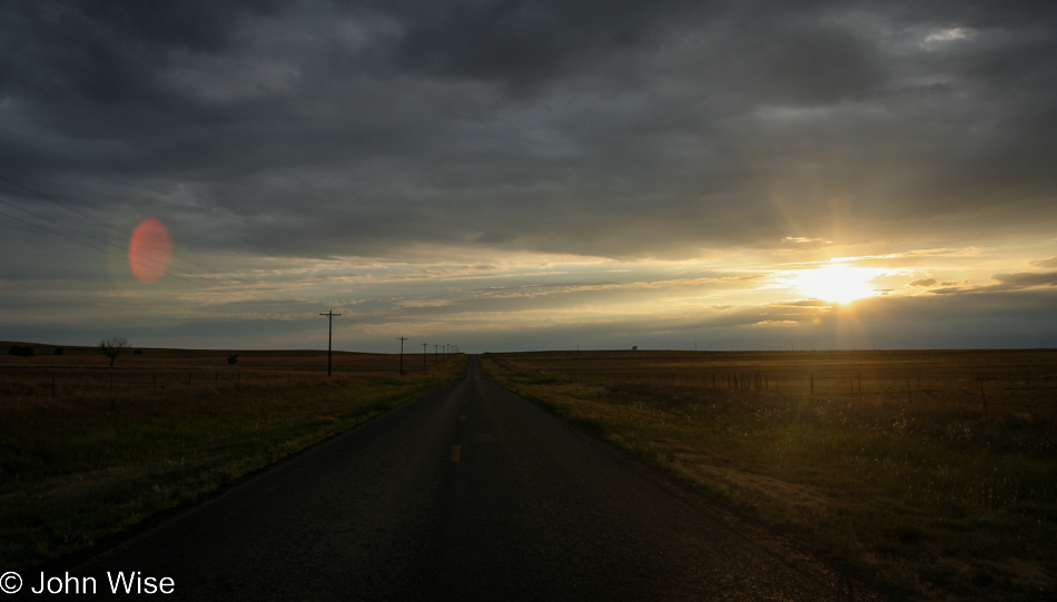 Approaching Canadian, Texas