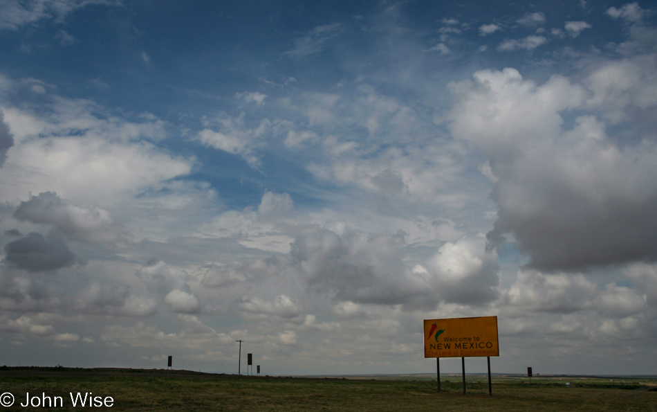 Entering New Mexico