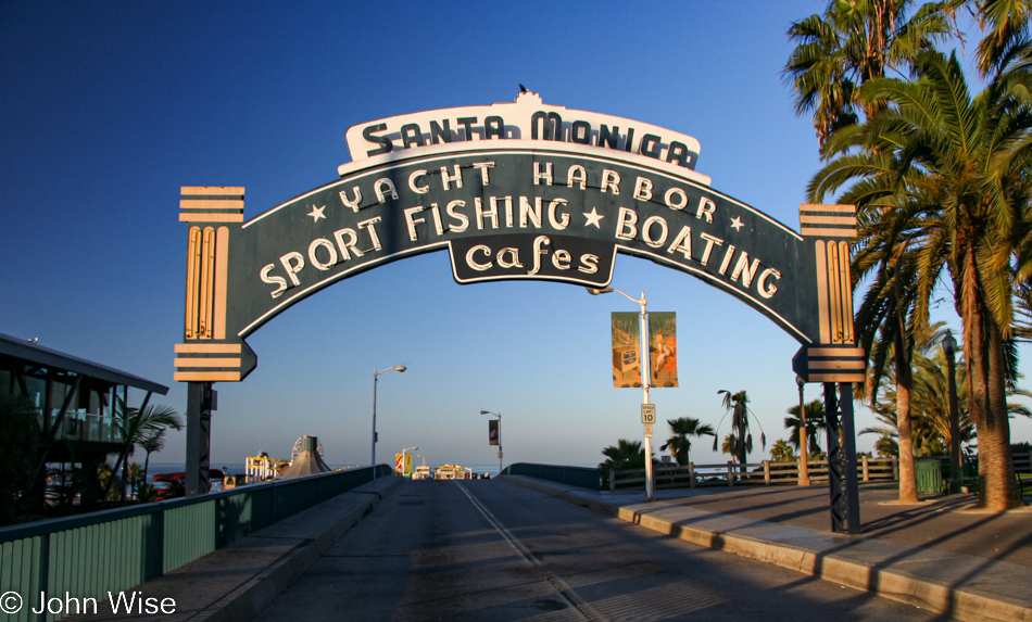 Santa Monica Pier in Southern California