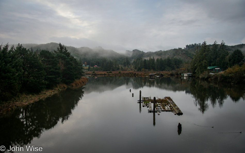 Roadside on Highway 101 in Oregon