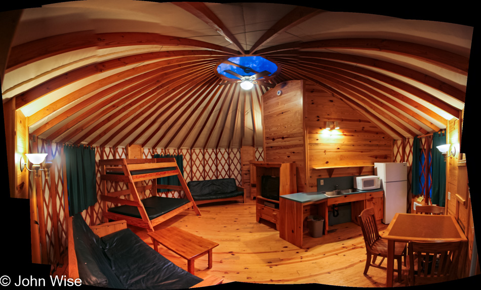Deluxe Yurt at Umpqua Lighthouse State Park in Reedsport, Oregon
