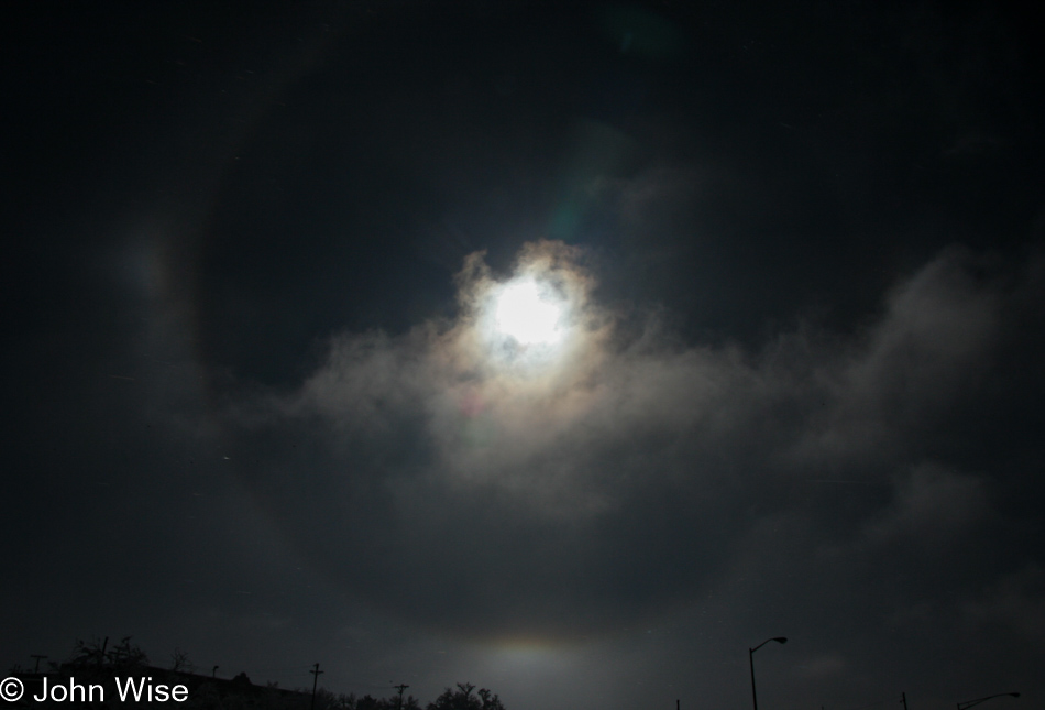 22 Degree Sun Halo near Albuquerque, New Mexico