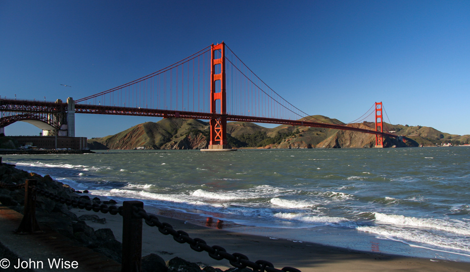 Golden Gate Bridge in San Francisco, California