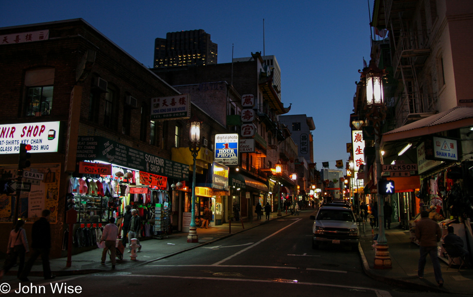 China Town in San Francisco, California