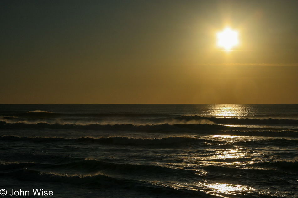 On the Pacific Coast south of San Francisco, California