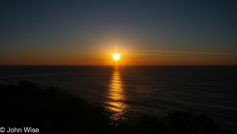 On the Pacific Coast south of San Francisco, California