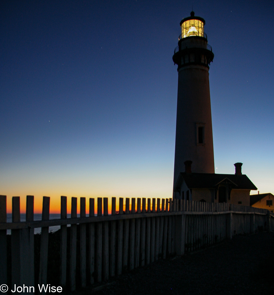 Pigeon Point Lighthouse south of San Francisco, California