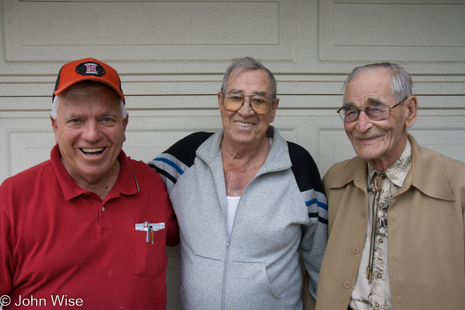 Boyd, Woody, and a friend in Goleta, California