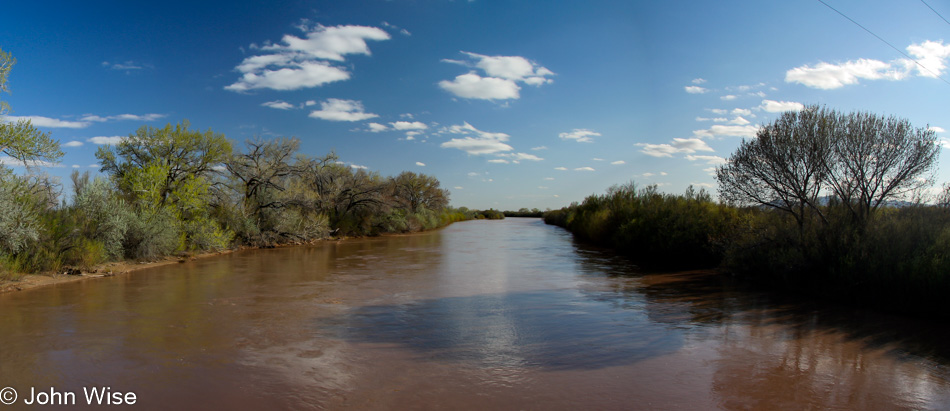 Rio Grande River near Socorro, New Mexico