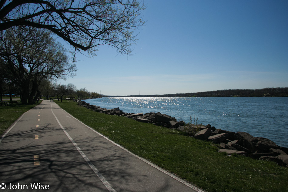 Niagara River in Buffalo, New York