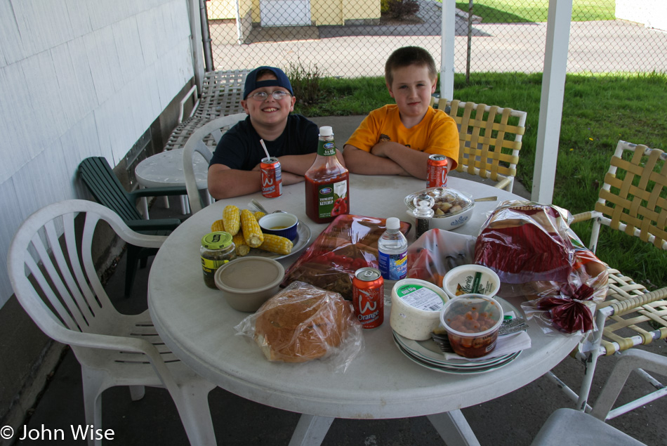 Jacob Marynowski and Jonathan Marynowski at 109 Delta Road in Buffalo, New York