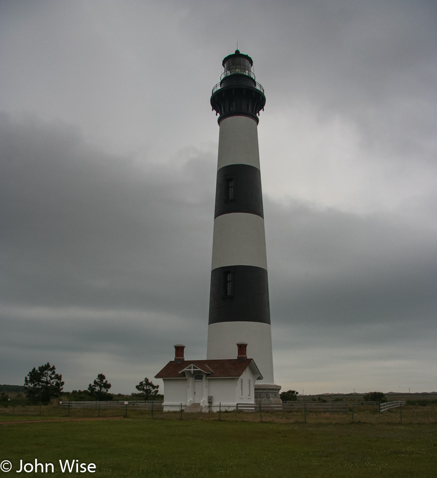 Bodie Island Lighthouse at Cape Hatteras National Seashore in North Carolina