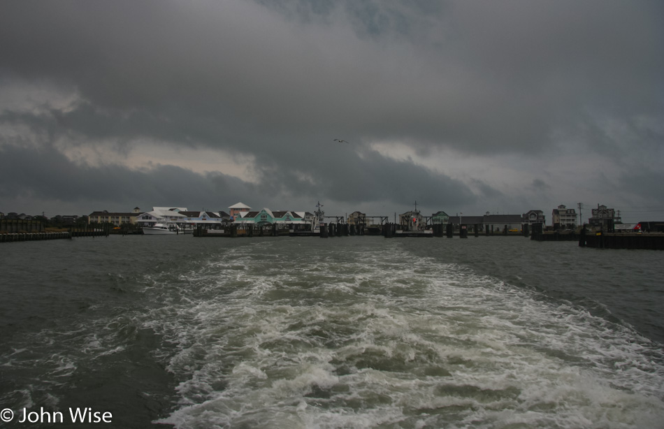 Ferry from Hatteras to Ocracoke in North Carolina