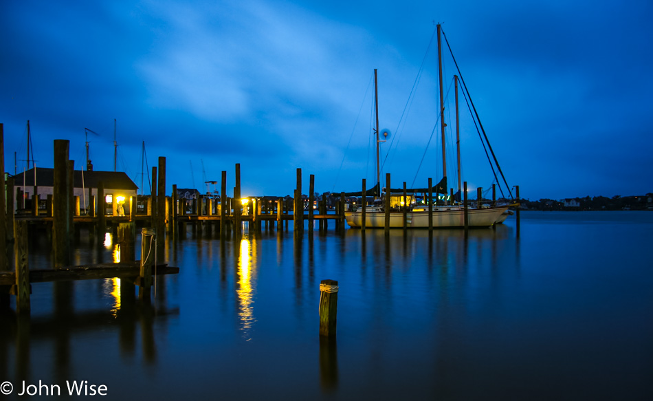 At the harbor in Ocracoke, North Carolina