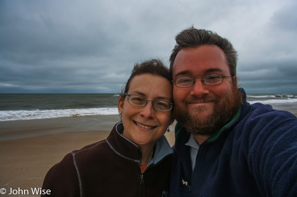 Caroline Wise and John Wise on Ocracoke, North Carolina