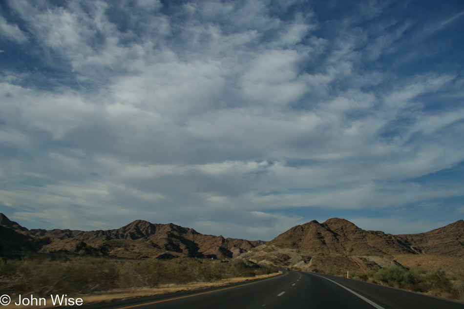 Plomosa Mountains near Quartzite, Arizona