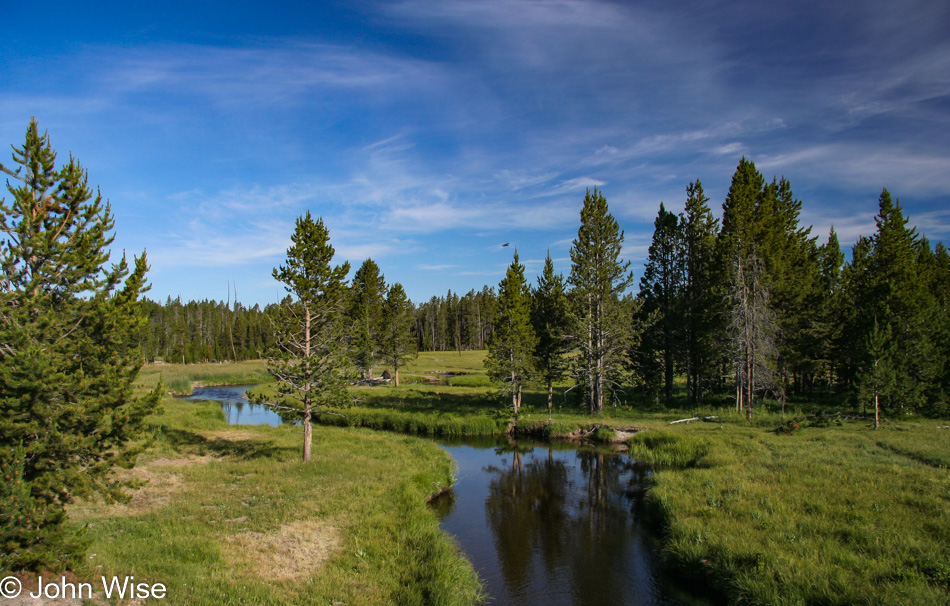 Yellowstone National Park in Wyoming