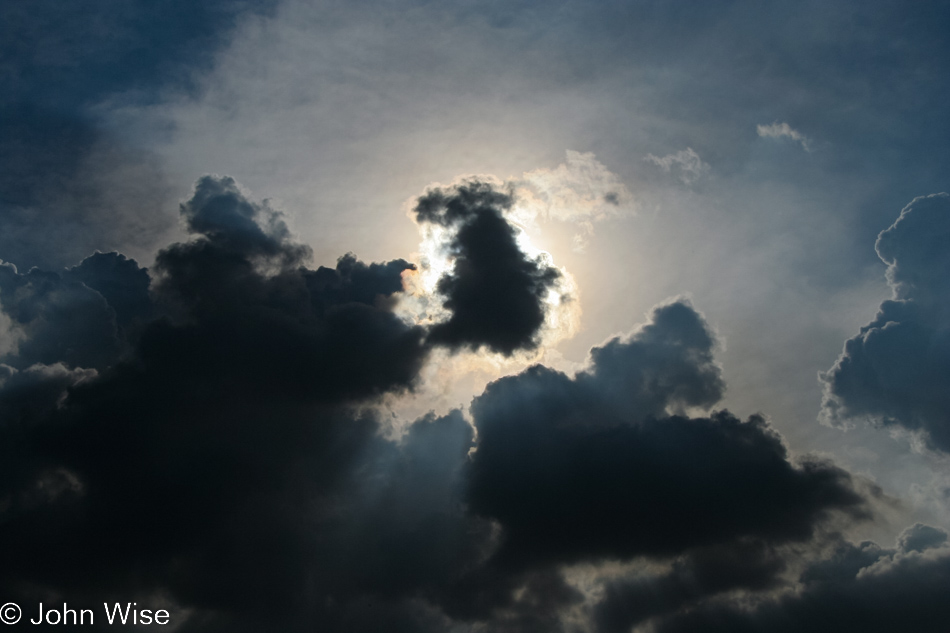 Approaching storm clouds over Phoenix, Arizona