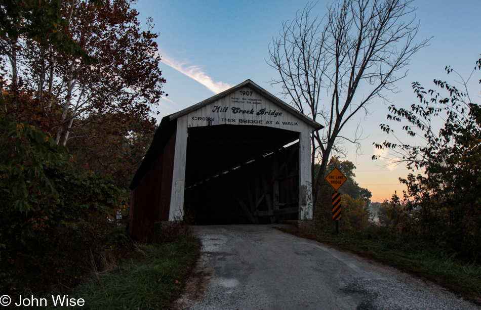 Mill Creek Covered Bridge in Kingman, Indiana