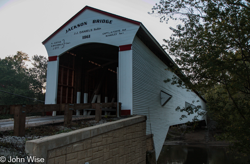 Jackson Covered Bridge in Bloomingdale, Indiana