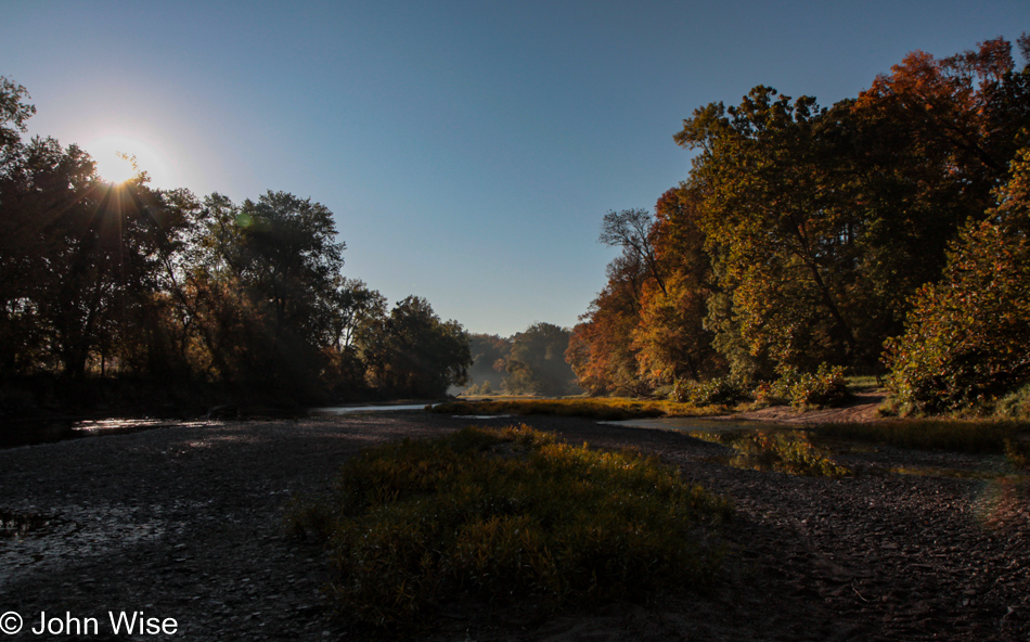 Sugar Creek in Bloomingdale, Indiana