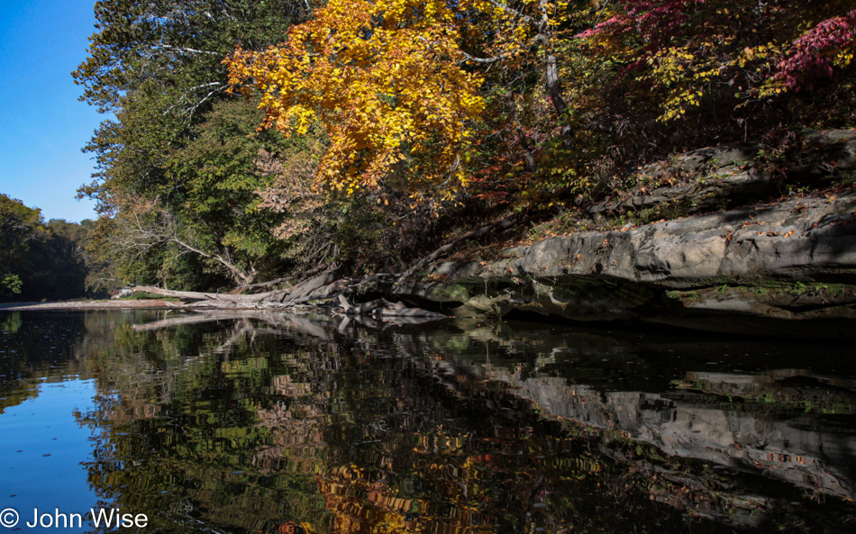 Sugar Creek in Bloomingdale, Indiana