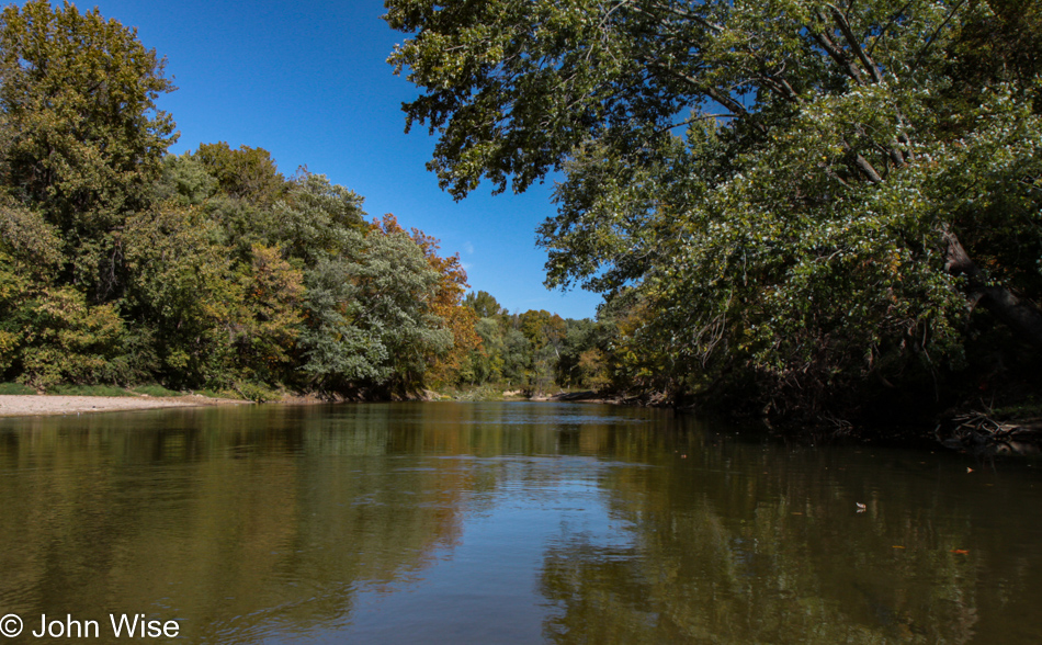 Sugar Creek in Bloomingdale, Indiana