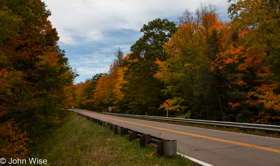 Somewhere on Highway 45 in Wisconsin