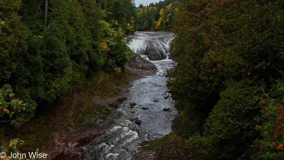 Potawatomi and Gorge Waterfalls in Ironwood, Michigan