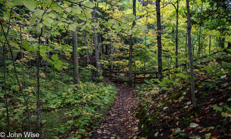 Potawatomi and Gorge Waterfalls in Ironwood, Michigan