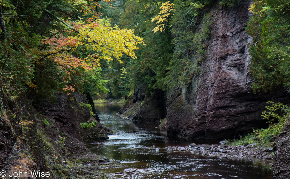 Potawatomi and Gorge Waterfalls in Ironwood, Michigan