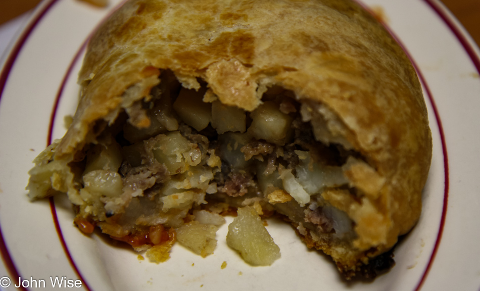 Pastie from Randall Bakery in Wakefield, Michigan