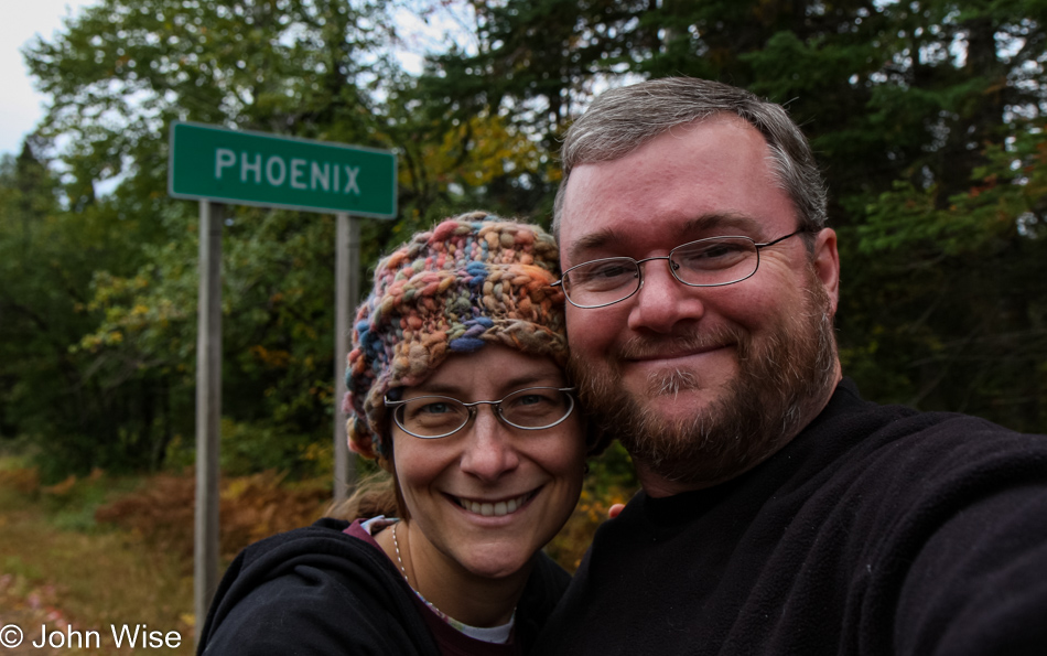 Caroline Wise and John Wise in Phoenix, Michigan