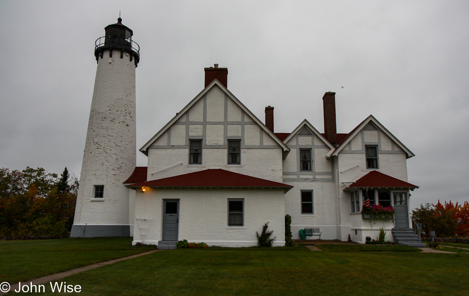 Point Iroquois Lighthouse in Brimley, Michigan