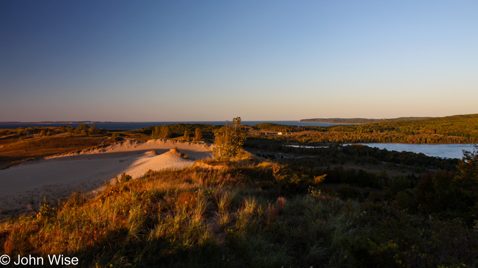 Sleeping Bear Dunes National Lakeshore overlooking Lake Michigan