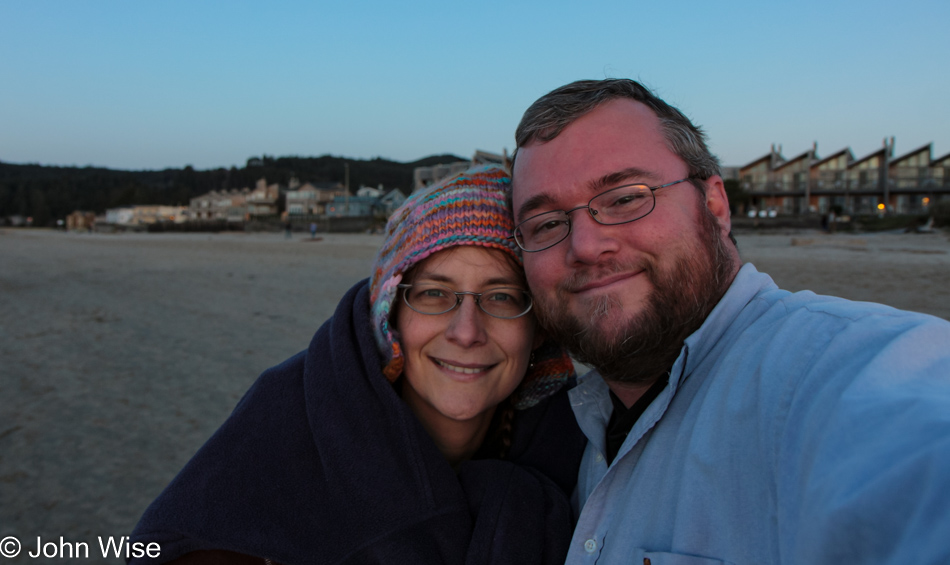 Caroline Wise and John Wise at Cannon Beach, Oregon