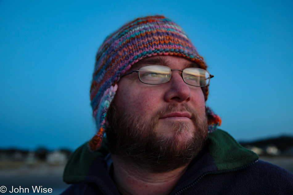 John Wise at Cannon Beach, Oregon