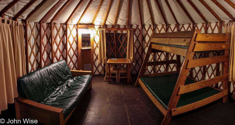 Yurt at Cape Lookout State Park in Oregon