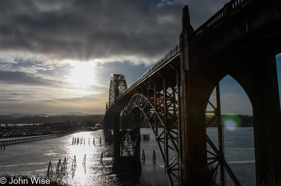 Yaquina Bay Bridge in Newport, Oregon