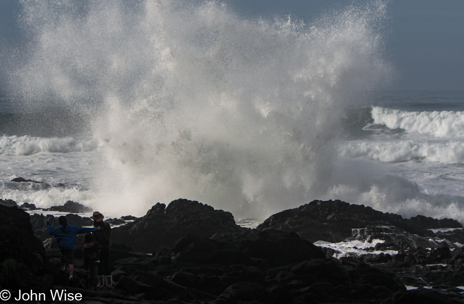 Devils Churn Cape Perpetua Scenic Area on the coast of Oregon