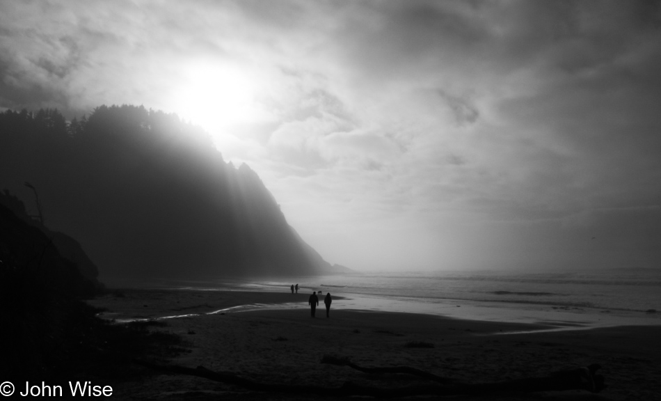 Hobbit Beach next to Carl G. Washburne Memorial State Park in Florence, Oregon