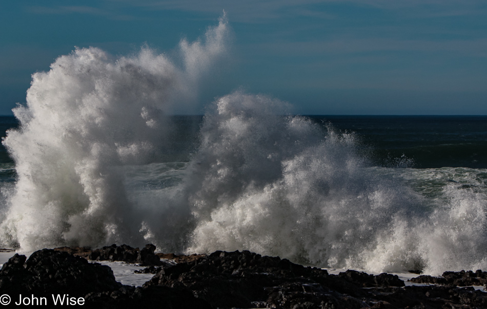 Devils Churn Cape Perpetua Scenic Area on the coast of Oregon