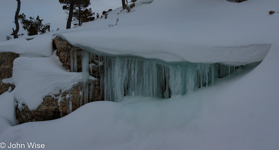 Winter in Yellowstone National Park, Wyoming