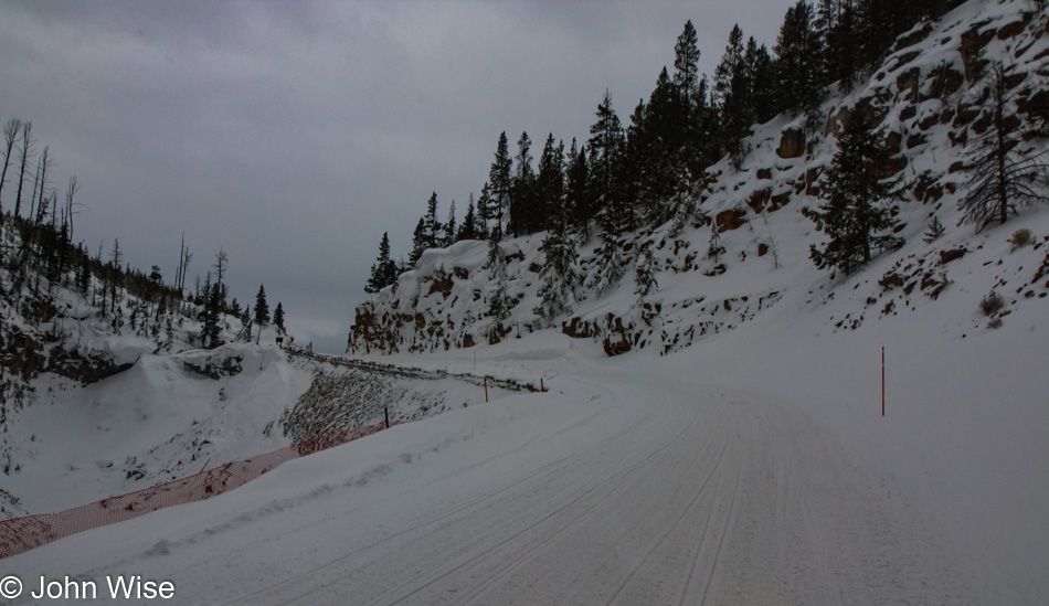 Winter in Yellowstone National Park, Wyoming