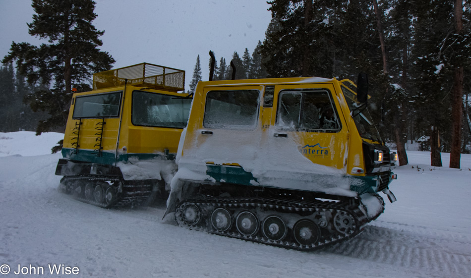 Winter in Yellowstone National Park, Wyoming