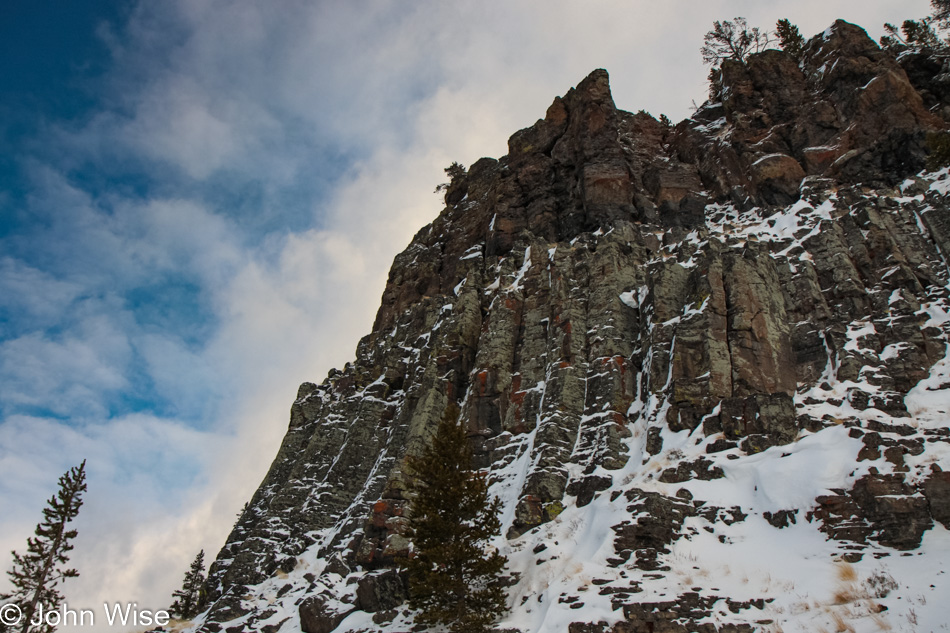 Winter in Yellowstone National Park, Wyoming